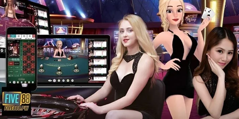 Cách thức truy cập tham gia giải trí tại live casino Five88