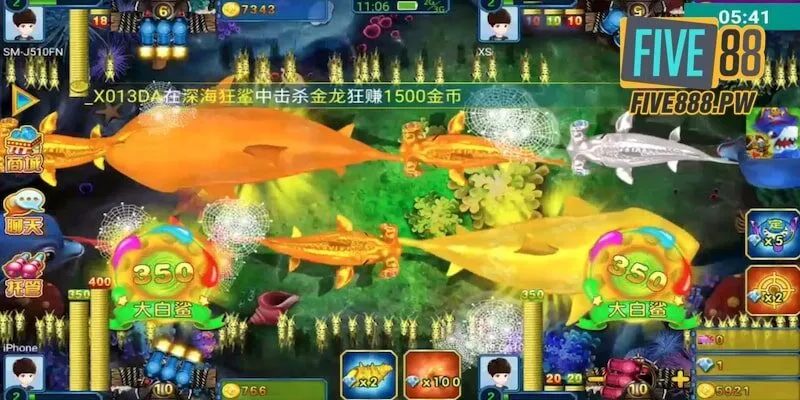 Tham gia bắn cá Five88 nhận tiền thưởng khủng